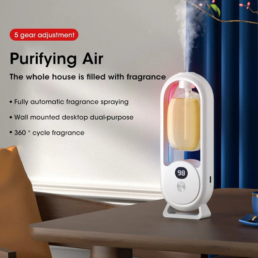Smart Essential Oil Diffuser with 5 Adjustable Mist Levels