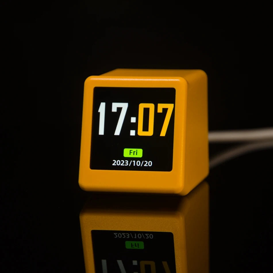 GeekMagic Ultra Smart WiFi Weather Station with Bed Clock, Photo Album, and GIF Display