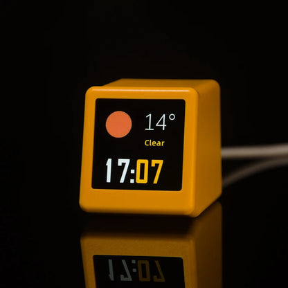 GeekMagic Ultra Smart WiFi Weather Station with Bed Clock, Photo Album, and GIF Display